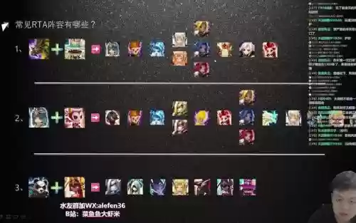 rta新手阵容插图