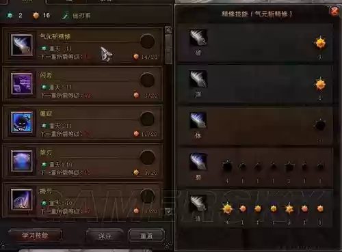 斗战神江南技能加点