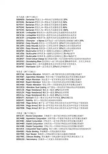 上古5增加技能代码插图