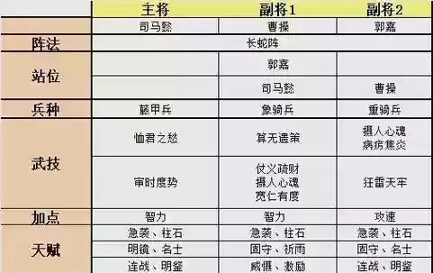 司马彦阵容搭配
