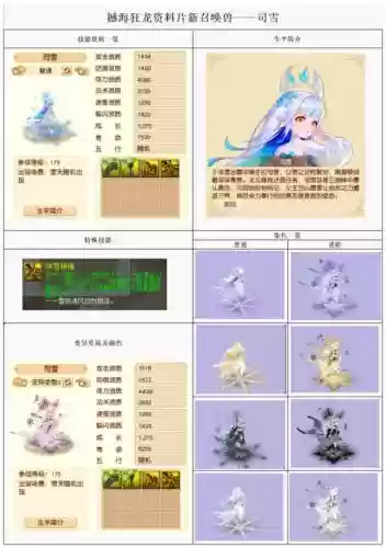 梦幻西游召唤兽秒4
