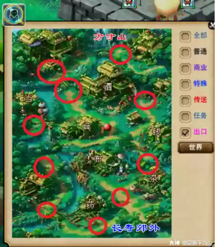通天河梦幻西游地图插图