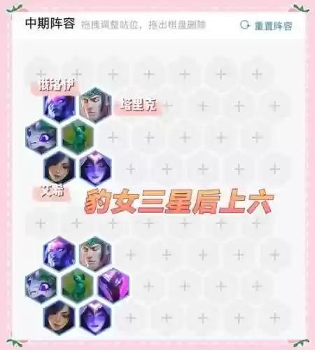 豹女搭配阵容