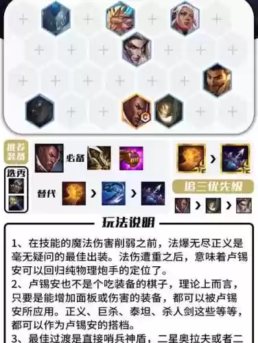 手游卢锡安上单阵容搭配_1插图