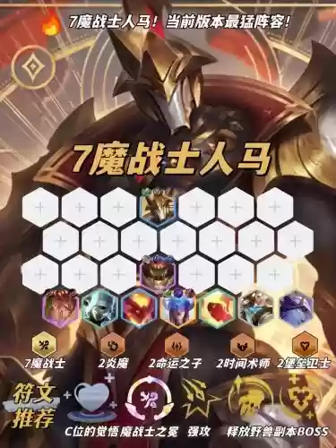 人马登顶阵容搭配插图