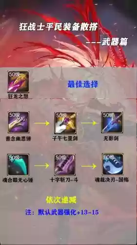 平民狂战如何搭配装备_1