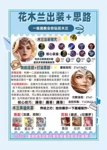 花木兰1v1带什么铭文和技能插图