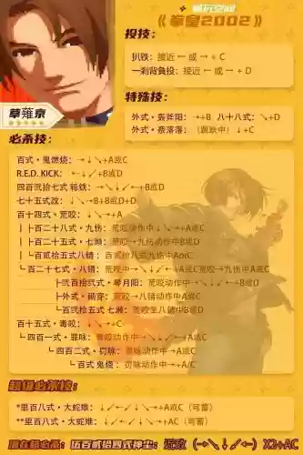 拳皇2004最强阵容搭配，拳皇2004技能表插图