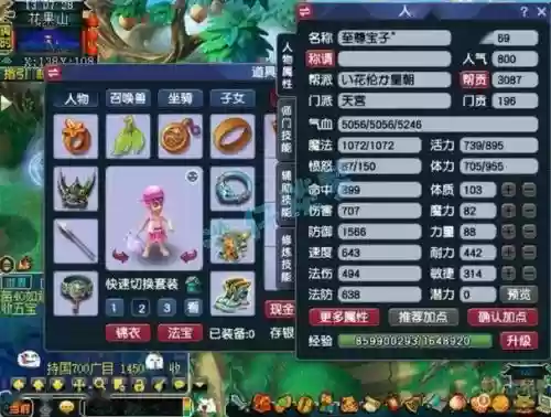 梦幻西游69力天宫鞋子，梦幻69力天宫平民属性插图1