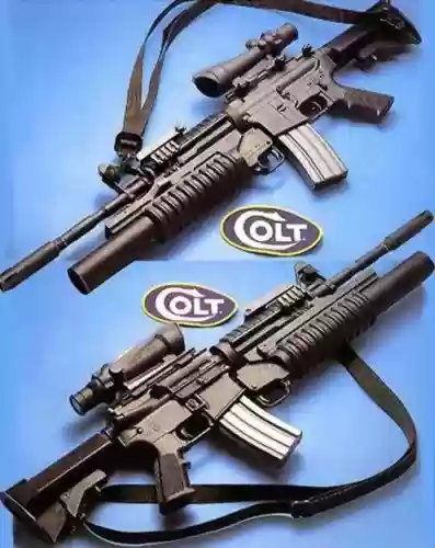 m4a1系列武器，m4a1各部分名称插图1