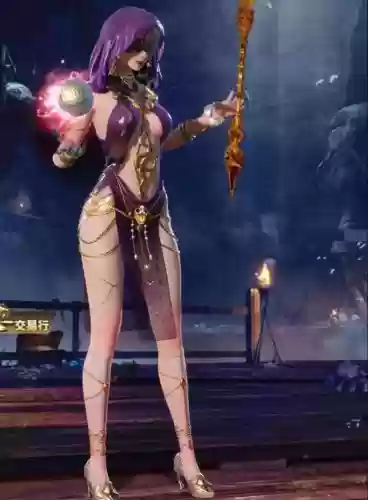 逆战游戏中精绝女王的武器是什么，逆战精绝女王角色和谐前后对比