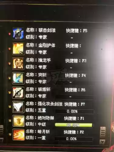 传奇世界战士技能书名称，传奇世界 战士技能树插图1