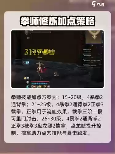 剑灵拳师技能加点2018，剑灵拳师伤害高吗插图