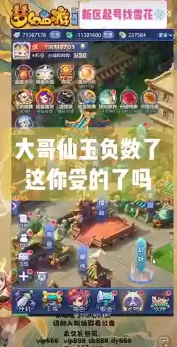 梦幻西游手游负仙玉怎么办，梦幻手游负仙玉影响游戏吗插图