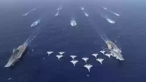 美军航空母舰最强阵容搭配，美国航空母舰舰队组合